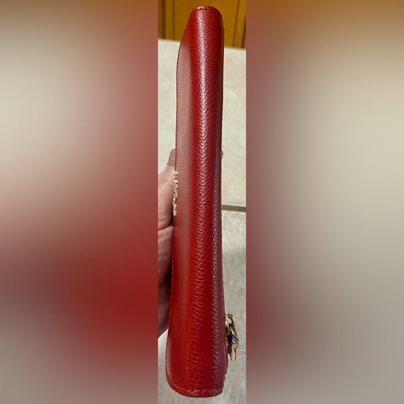 Coach NWOT Sz 6-1/2”W x 3-1/2”H Crossgrain Leather Slim Envelope Wallet - Picture 9 of 9